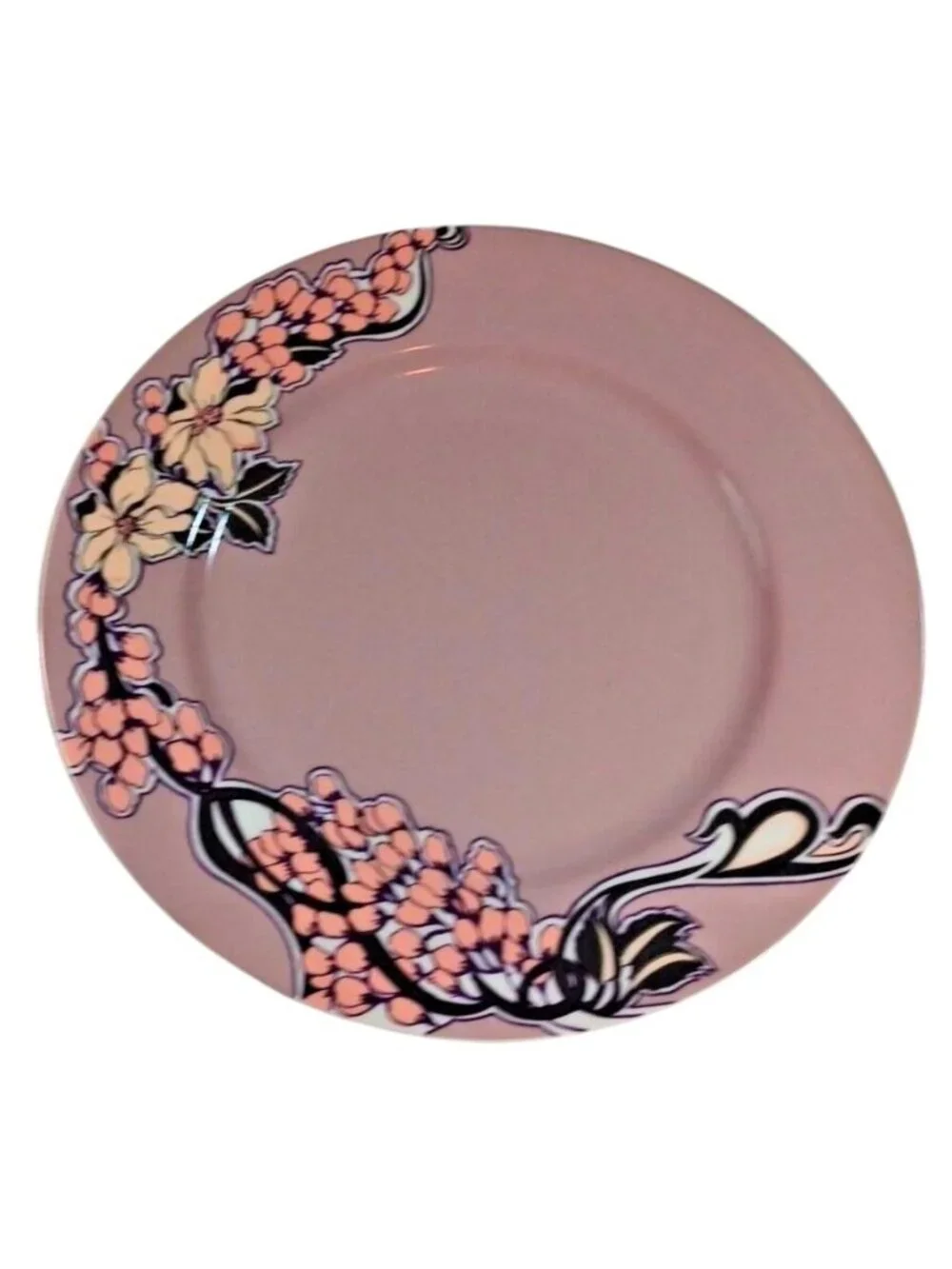 4 Georges Briard Floral Parisienne Art Nouveau Wisteria Floral Dinner Plates